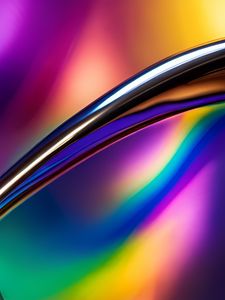 Preview wallpaper shapes, metallic, multicolored, abstraction