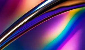 Preview wallpaper shapes, metallic, multicolored, abstraction