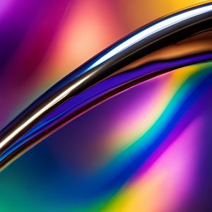 Preview wallpaper shapes, metallic, multicolored, abstraction