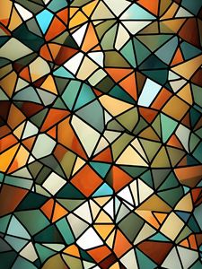 Preview wallpaper shapes, mosaic, multicolored, abstraction, lines