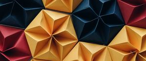 Preview wallpaper shapes, origami, paper, colorful