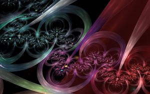 Preview wallpaper shapes, pattern, background, abstraction, glow