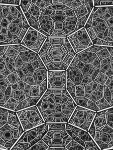 Preview wallpaper shapes, pattern, intersection, black and white