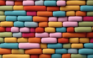 Preview wallpaper shapes, soft, plush, colorful, background