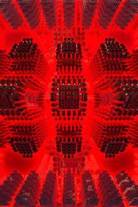 Preview wallpaper shapes, squares, volume, abstraction, red