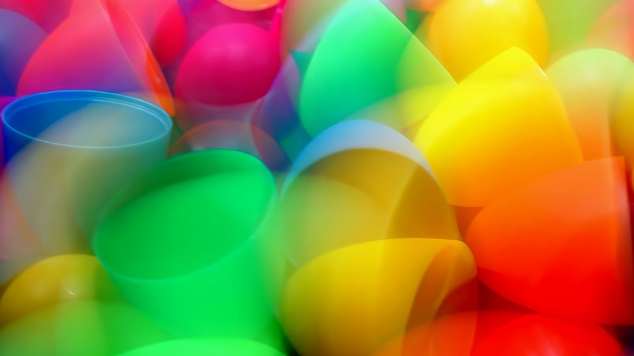 Wallpaper shapes, transparent, multicolored, abstract, background