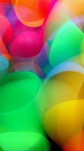 Preview wallpaper shapes, transparent, multicolored, abstract, background