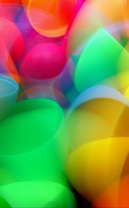 Preview wallpaper shapes, transparent, multicolored, abstract, background