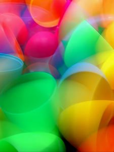 Preview wallpaper shapes, transparent, multicolored, abstract, background