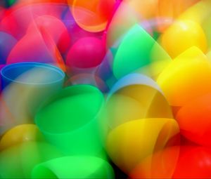 Preview wallpaper shapes, transparent, multicolored, abstract, background