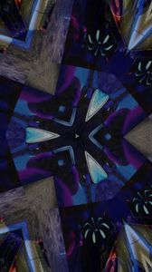 Preview wallpaper shapes, triangle, kaleidoscope, abstraction