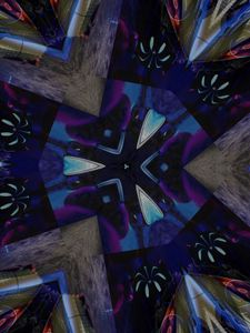 Preview wallpaper shapes, triangle, kaleidoscope, abstraction