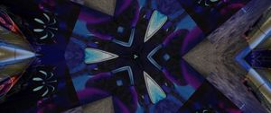 Preview wallpaper shapes, triangle, kaleidoscope, abstraction