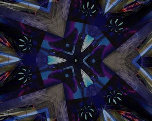 Preview wallpaper shapes, triangle, kaleidoscope, abstraction