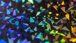 Preview wallpaper shards, gleam, colorful, sharp, edges