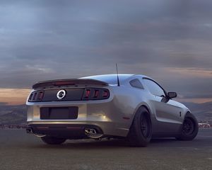 Preview wallpaper shelby, car, gt 500, mustang, drag, ford