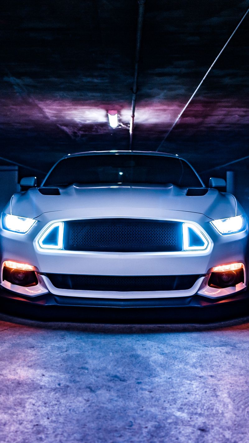 Download wallpaper 750x1334 mustang ford silver muscle car iphone 7  iphone 8 750x1334 hd background 20623