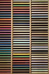 Preview wallpaper shelf, paper, multi-colored