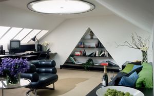 Preview wallpaper shelves, sofa, furniture, style, modern