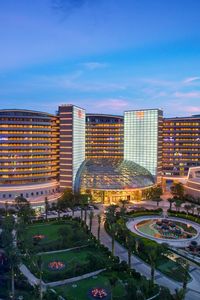 Preview wallpaper shenzhen, guangdong, china, architecture, style, sky, night, city