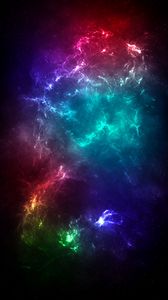 Preview wallpaper shine, colorful, energy, space, plasma, nebula