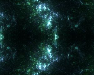 Preview wallpaper shine, fractal, green, bright