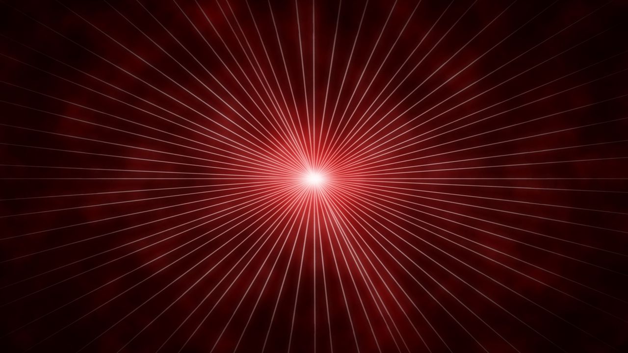 Wallpaper shine, rays, scattering, red, bright