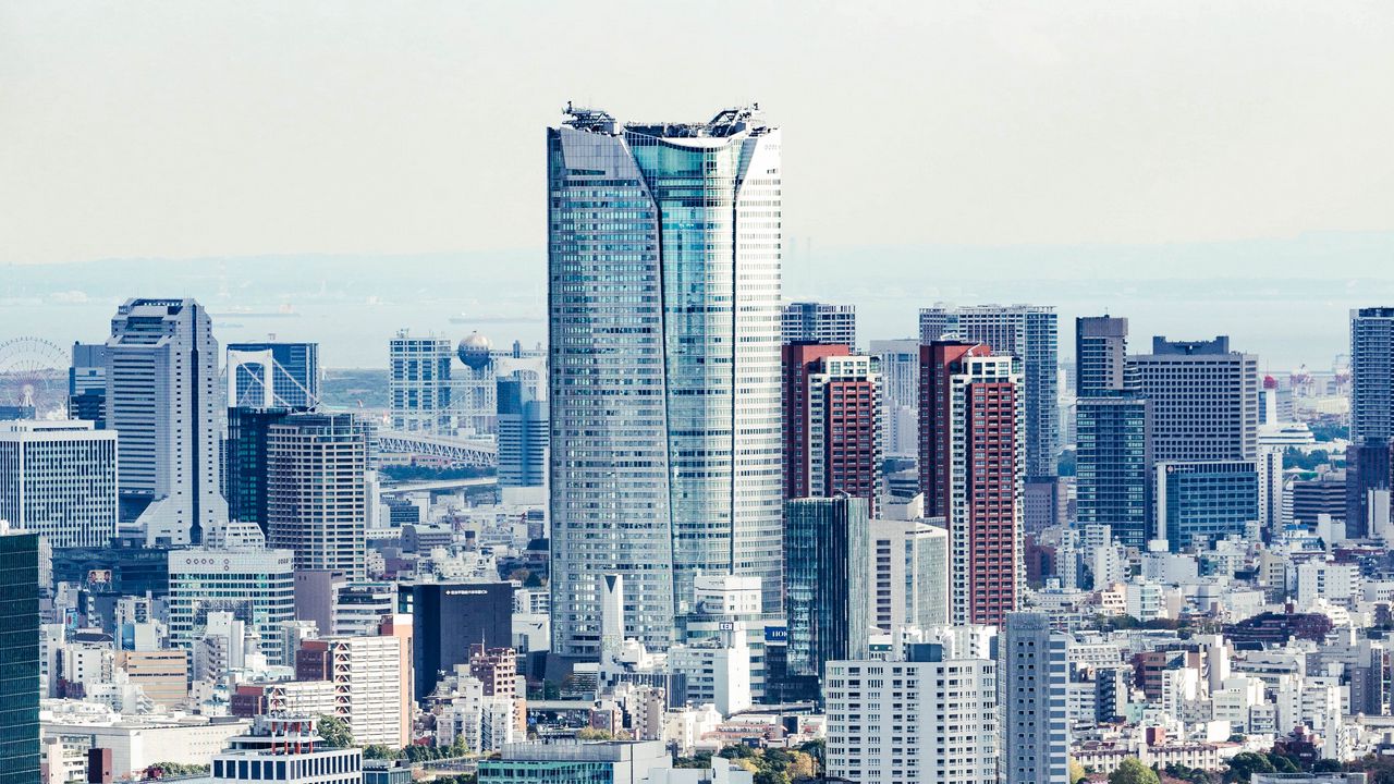 Wallpaper shinjuku, japan, skyscrapers, buildings