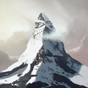 Preview wallpaper ship, rocks, snowy, snow