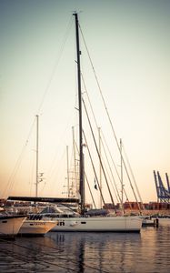 Preview wallpaper ships, boats, water, masts