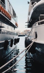 Preview wallpaper ships, yachts, sea, wharf