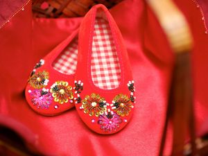 Preview wallpaper shoes, china, ballet flats, decoration