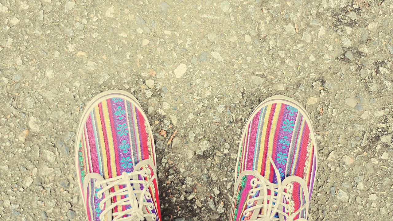 Wallpaper shoes, sneakers, striped, style, shoe laces