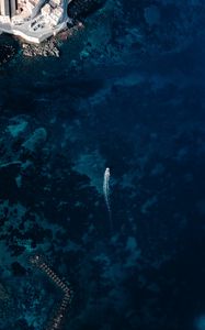 Preview wallpaper shore, aerial view, coast