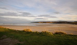 Preview wallpaper shore, beach, sea, horizon, nature