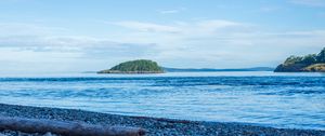 Preview wallpaper shore, sea, island, landscape, nature