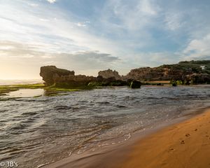 Preview wallpaper shore, sea, rocks, nature, landscape