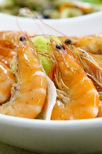 Preview wallpaper shrimps, cooked, appetizing