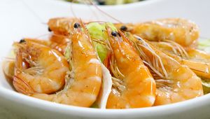 Preview wallpaper shrimps, cooked, appetizing