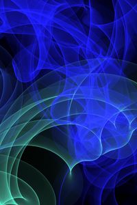 Preview wallpaper shroud, clots, blue, green, abstract