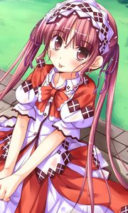 Preview wallpaper shukufuku not campanella, girl, dress, sandals