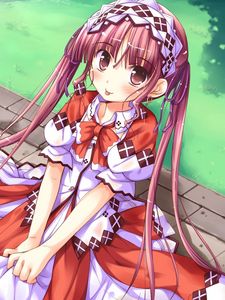 Preview wallpaper shukufuku not campanella, girl, dress, sandals