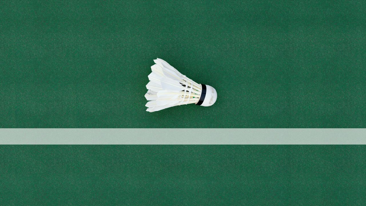 Wallpaper shuttlecock, badminton, cover, marking, sport, sports