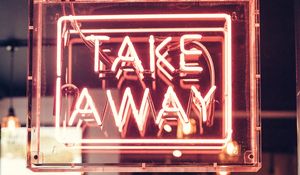 Preview wallpaper sign, cafe, inscription, window