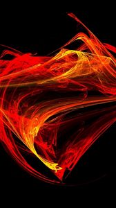 Preview wallpaper sign, fire, lines, light, flame