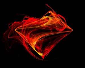 Preview wallpaper sign, fire, lines, light, flame