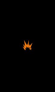 Preview wallpaper sign, fire, minimalism