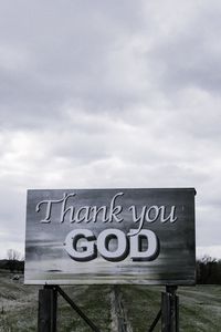 Preview wallpaper sign, gratitude, god, inscription, phrase, words