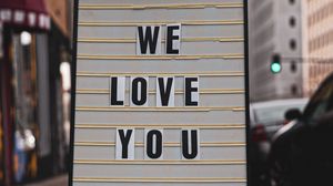 Preview wallpaper sign, inscription, love, text, letters