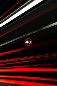 Preview wallpaper sign, speed, light, lines